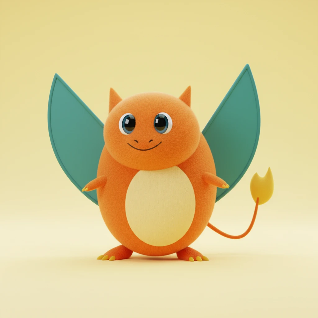 Ember, an example fantasy creature